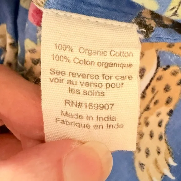 NWT PRINTFRESH Organic Cotton Bagheera Print Long Sleeve Pajama Set Size Small - Picture 10 of 11